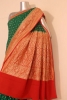 Exclusive Butta Contrast Banarasi Georgette Silk Saree